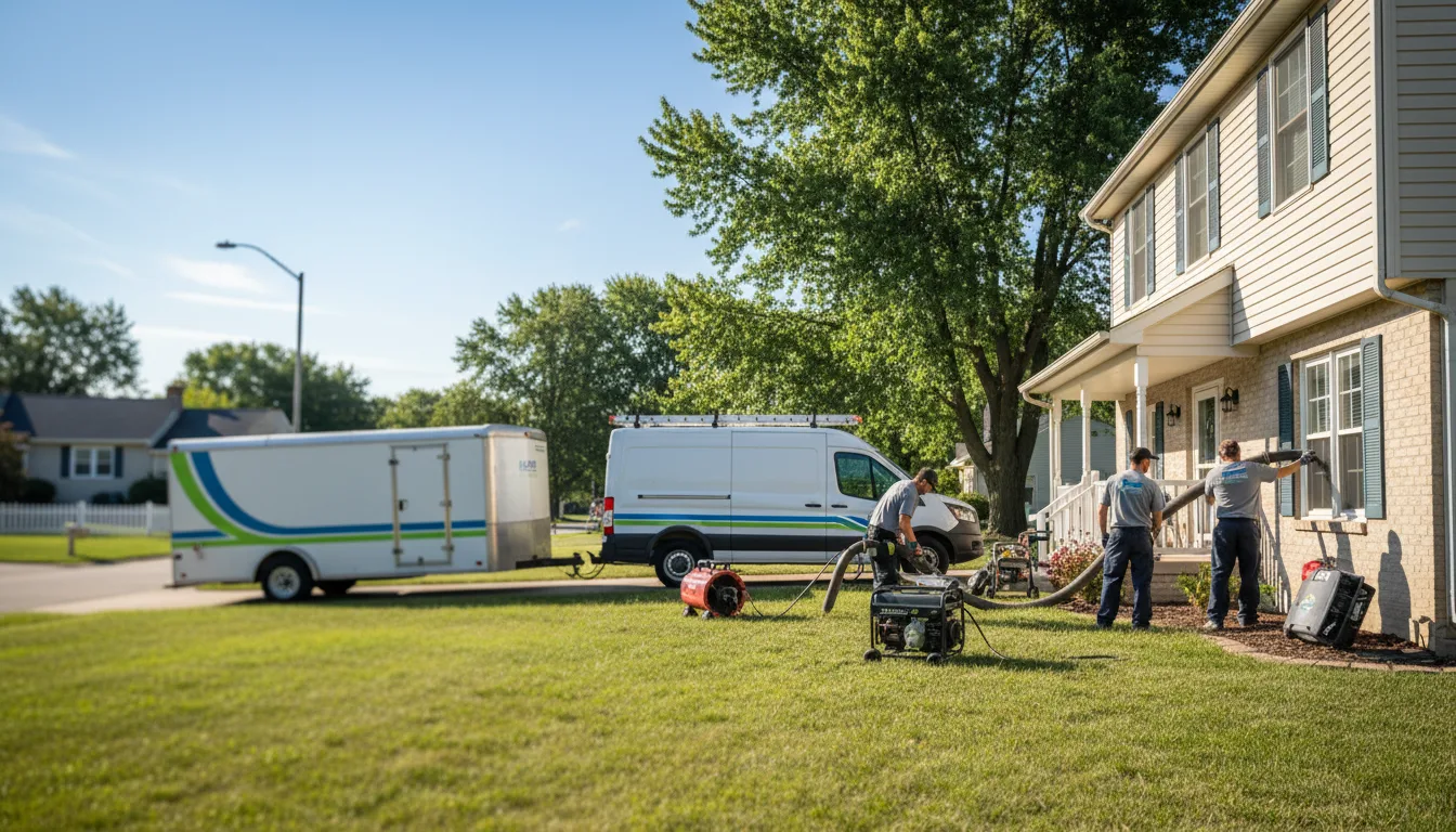 Flooded Basement Restoration And Cleanup With Repair in Plainfield, WI near me